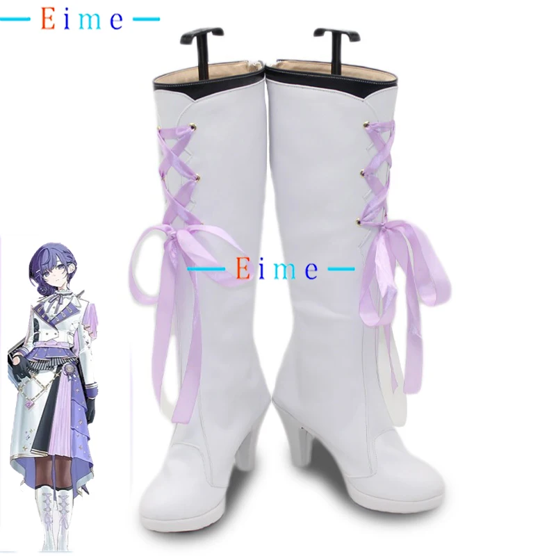 

AKIYAMA MIZUKI обувь для косплея PJSK 5-летие реквизит для косплея аниме аксессуары обувь из искусственной кожи Хэллоуин карнавальные ботинки на заказ