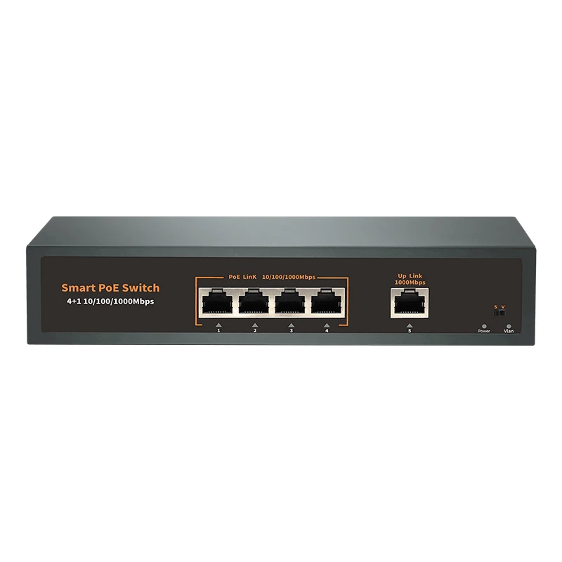 HICOMDATA POE Switch Gigabit 5 10 Ports 1000 Mbps 4 Rj45 1 SFP 1000mbps Fiber POE Switch Gigabit Smart