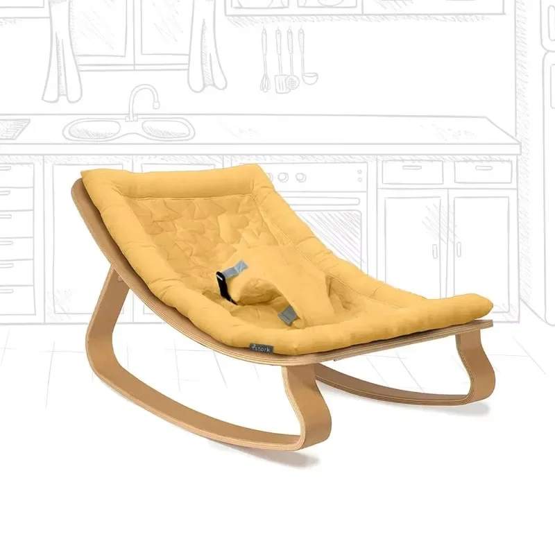 baby wooden stroller bouncer and rocker kids magic relaxing rocking chair nursery for babies electric automatic plywood swing