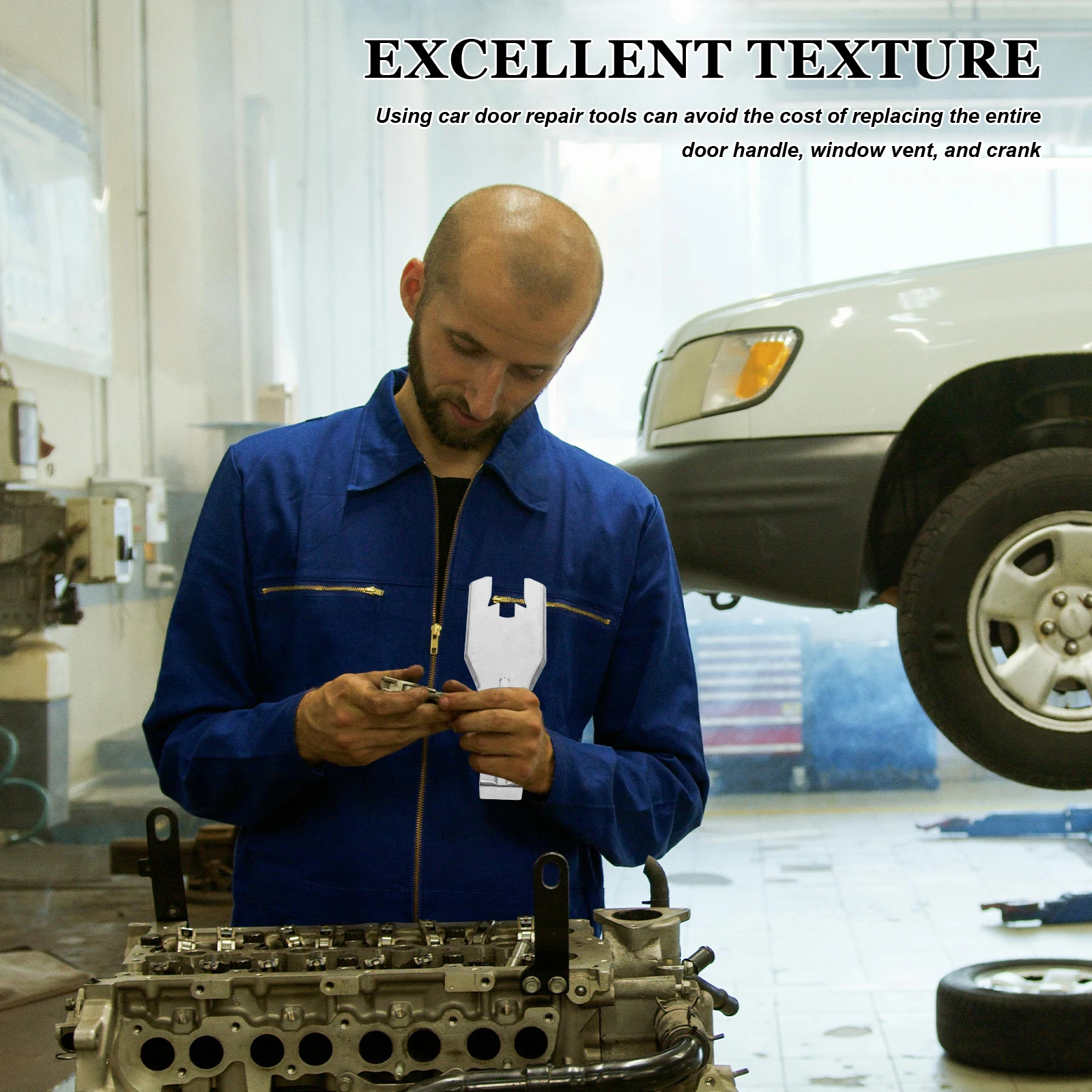 

Auto Window Crank Removal Tool For Car Door Handle Repair Replacement Glass Vent Crank Remover Mechanic Tool Kit Part