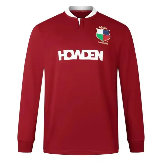 British and Irish Lions 2025 MEN'S LONG SLEEVE TRAINING SHIRT RUGBY JERSEY Size:S-5XL