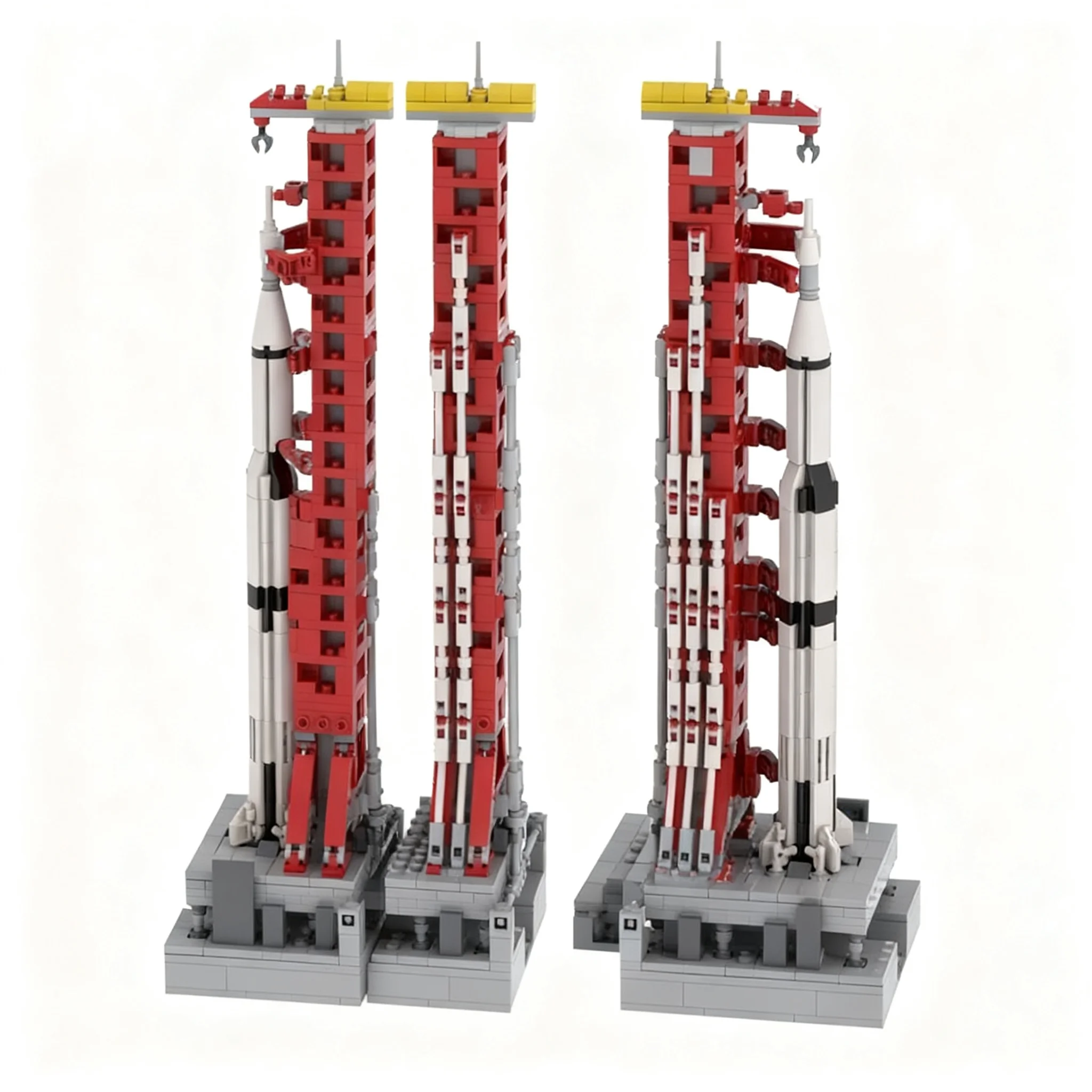 510pcs MOC Space 1 440 Scale Apollo Era Pad 39A Model Toys Building Blocks Architecture Christmas Gift Birthday Assemble Craft