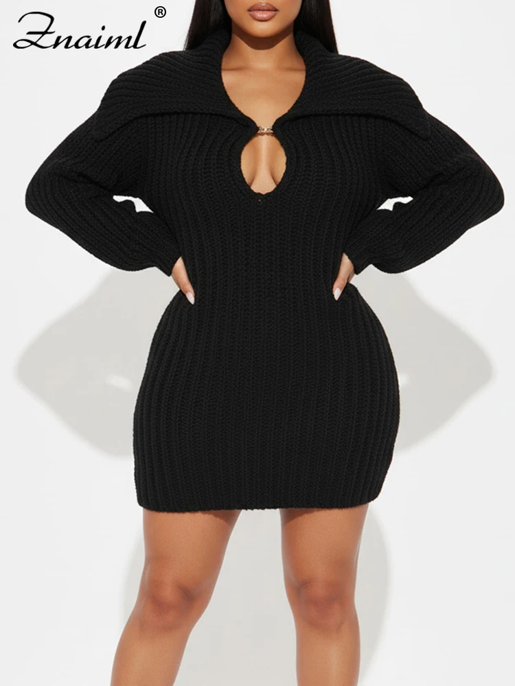 เดรสไหมพรมสีแดงคอปกใหญ่ แขนทรงโคม  สำหรับผู้หญิง  งานเลี้ยงวันเกิด  งานพรอม  ดีไซน์หรูหรา  คอลเลคชั่นฤดูใบไม้ร่วง-ฤดูหนาว  แบรนด์ Znaiml