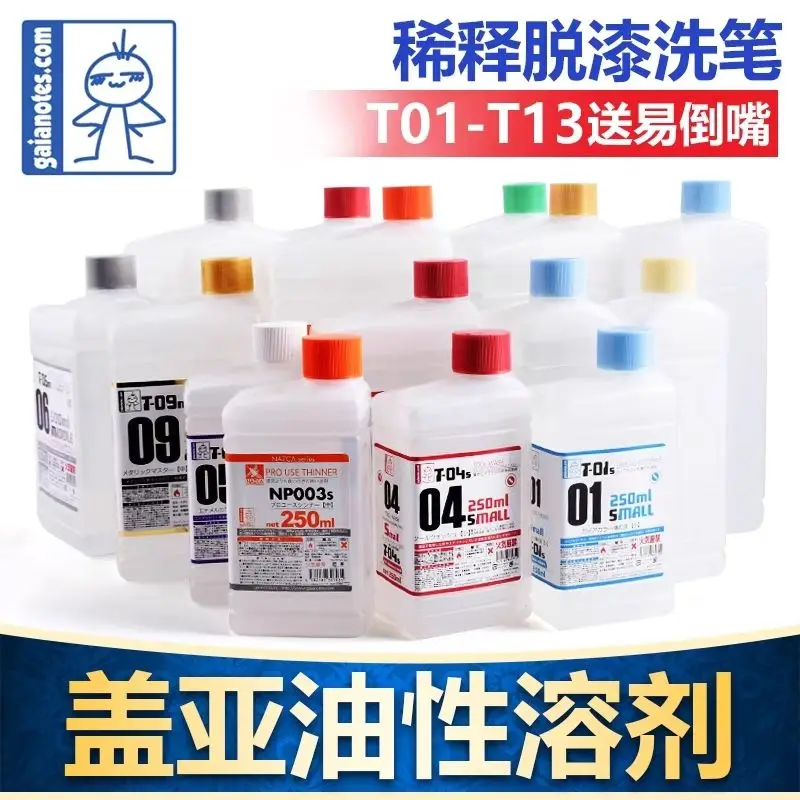 GAIA Metal Paint Thinner T09M Model Tools Model Coloring Accessories Solvent 500ML