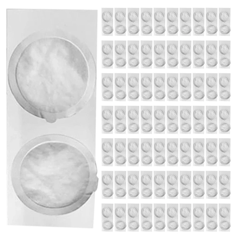 2025-600PCS 62MM Disposable Coffee Capsule Seals Foils Cream Foam Coffee Filter Lid Sticker For Nespresso Vertuo