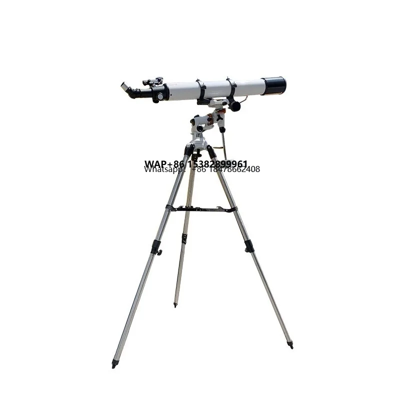 

Outdoor Professional Stargazing Astronomical Telescope 90080 Telescope Refracting Space Telescope with Equatorial Mount