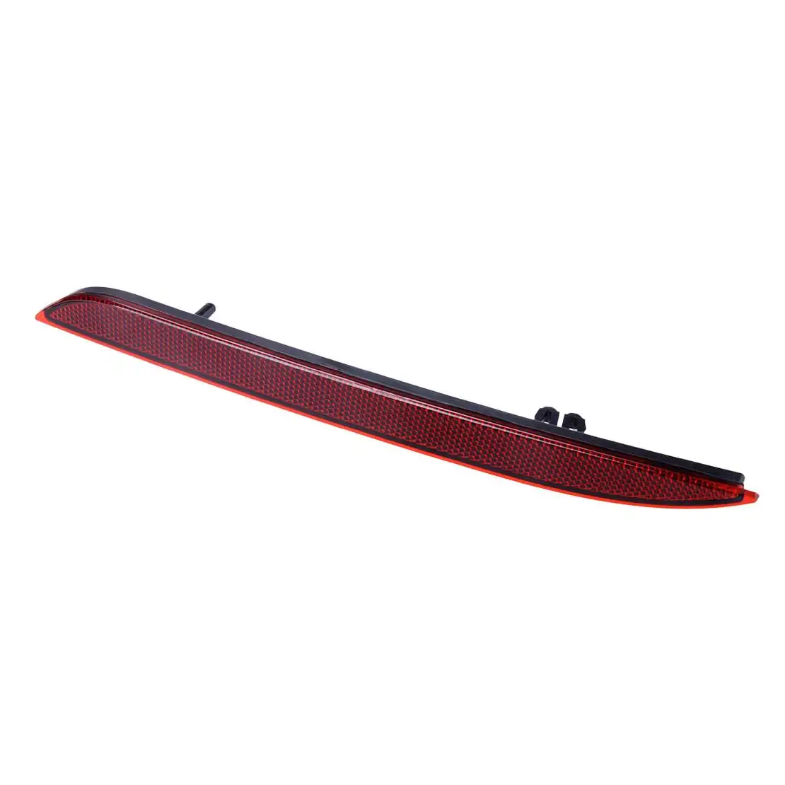 1 Pair Red Lens Rear Bumper Marker Reflector Diffuser Fit for Ford Mustang 2015 2016 2017