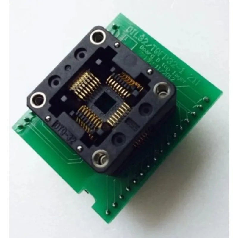 conversion block TQFP32 to QFP32. Programming device special DIL32/TQFP32-1 ZIF