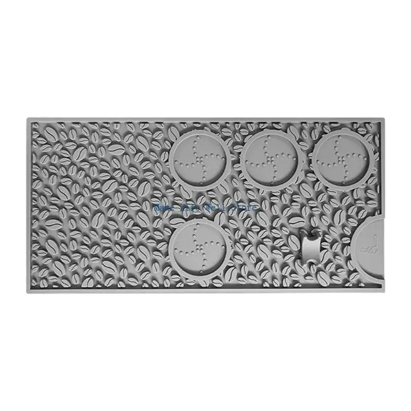 Kitchens Counter Silicone Pad Produced For Coffee Enthusiasts Home Coffee Accessories Enhancing Workstations Cleanliness