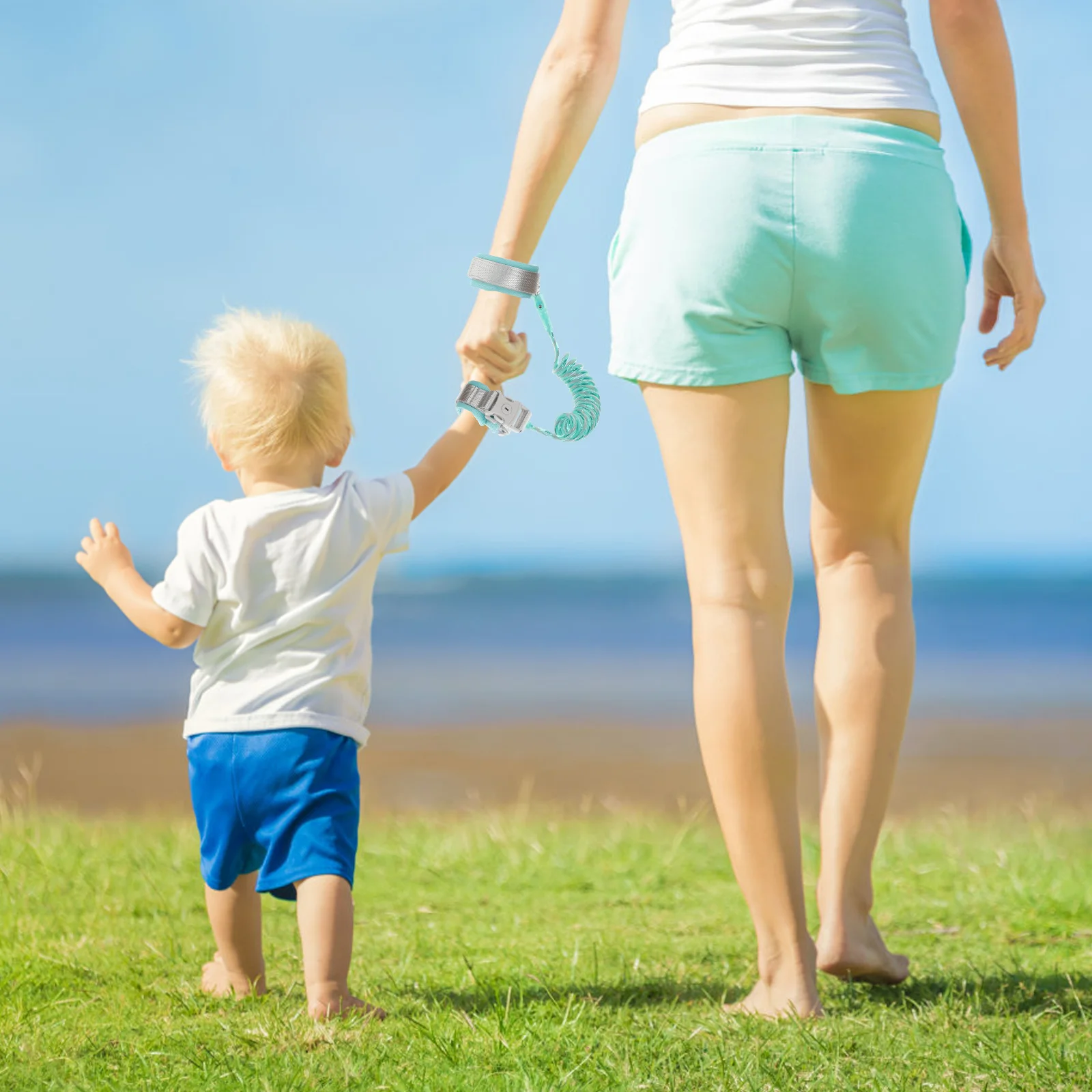 

Ремень безопасности для малышей с защитой от потери, дышащий и удобный, для прогулок на улице