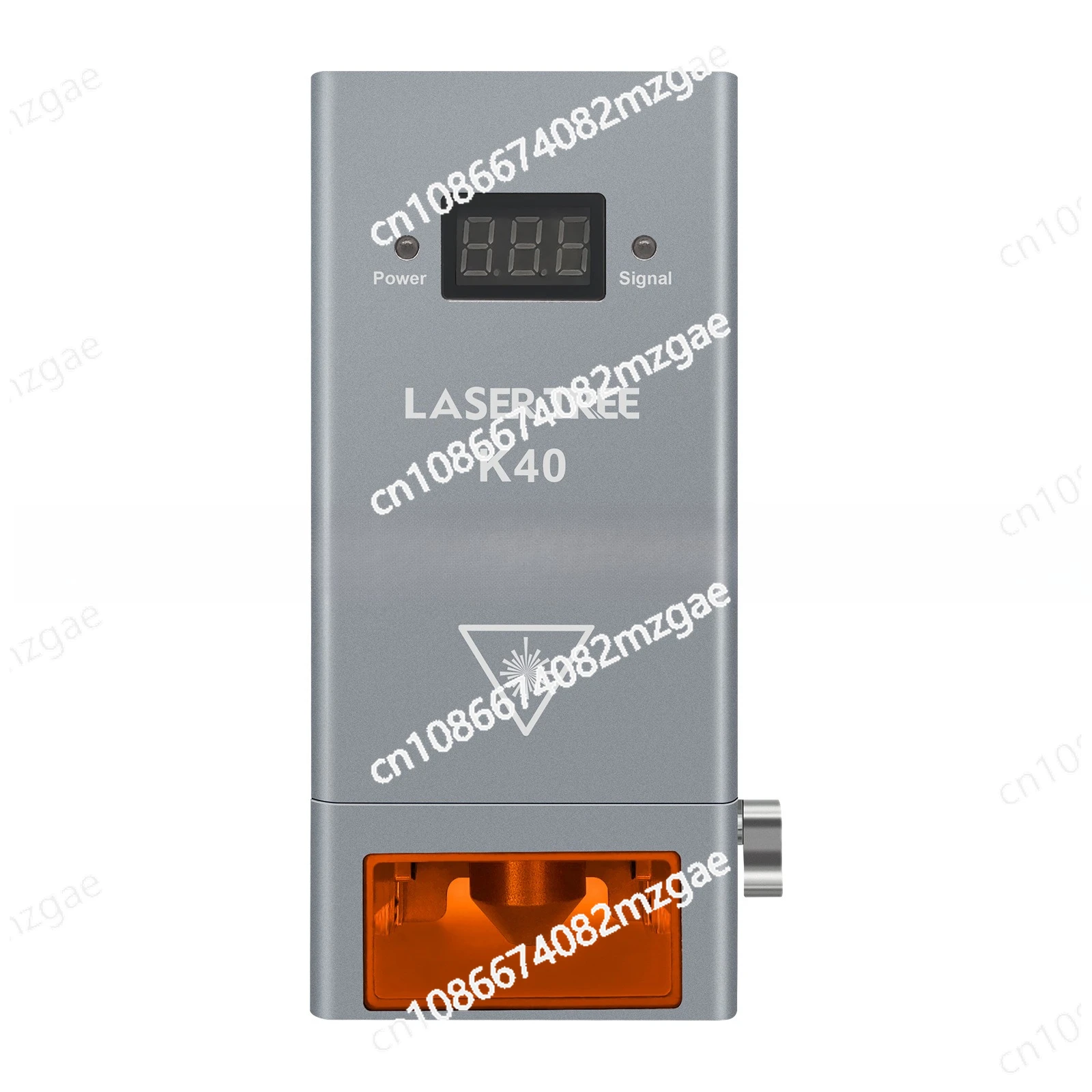 Lasergraveermodule 450nm 40W 40mm vaste focus met luchtassistent, blauwe lasersnijdende laserkop
