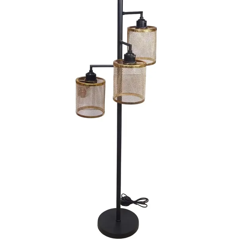 for New Design Strength Aluminum Iron Lampshade Luxury Nordic Modern Decoration Corner Vertical Dimmable Living Room LED