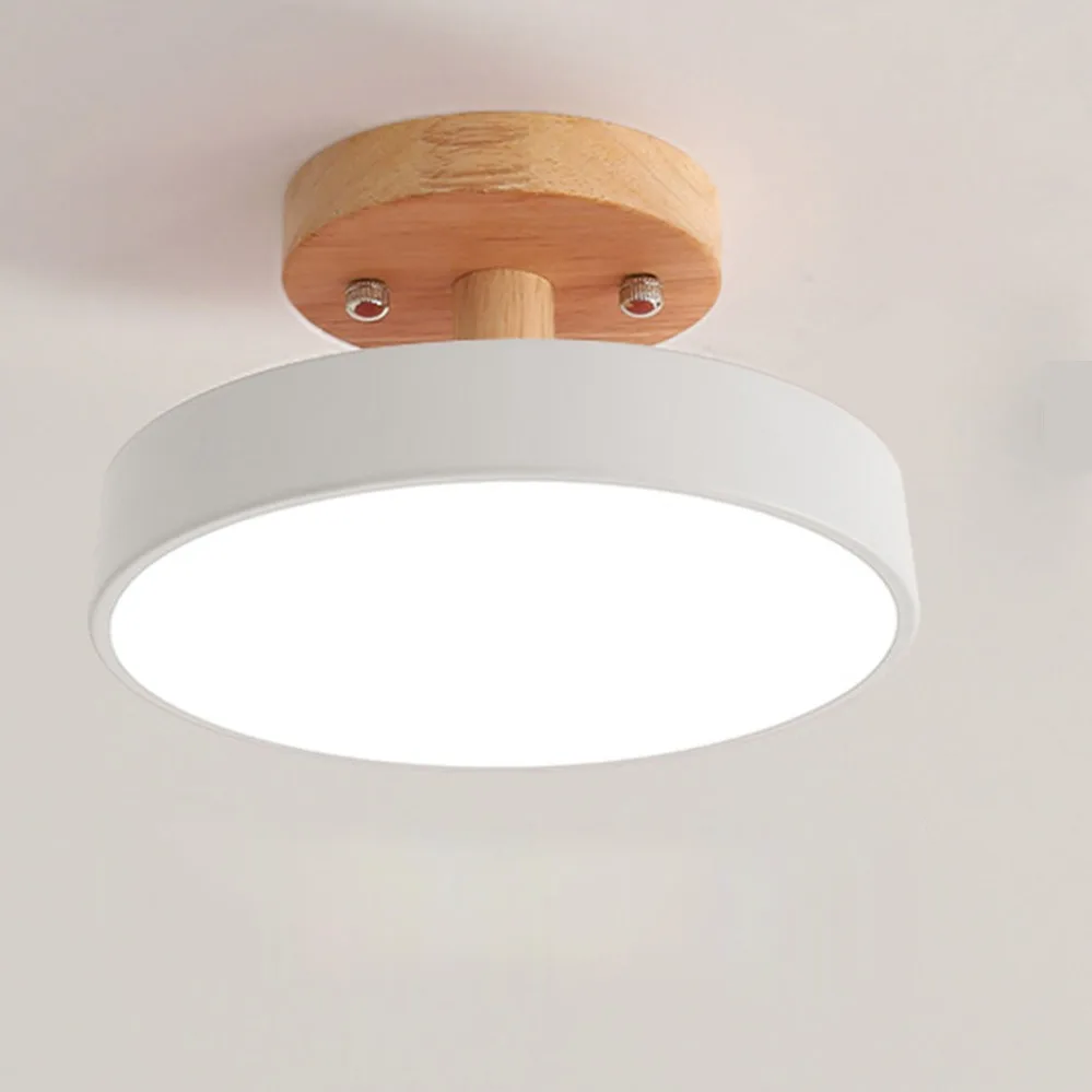 

Entrance Corridor Nordic Ceiling Light Balcony Wooden Round Robroom Dining Room Study Bedroom Light Bathroom Indoor Lighting