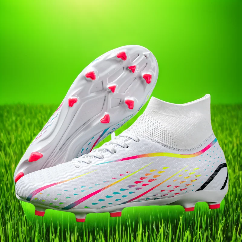 

Новые мужские футбольные бутсы AG/FG, хит продаж, детские футбольные бутсы высокого качества, уличные противоскользящие тренировочные кроссовки