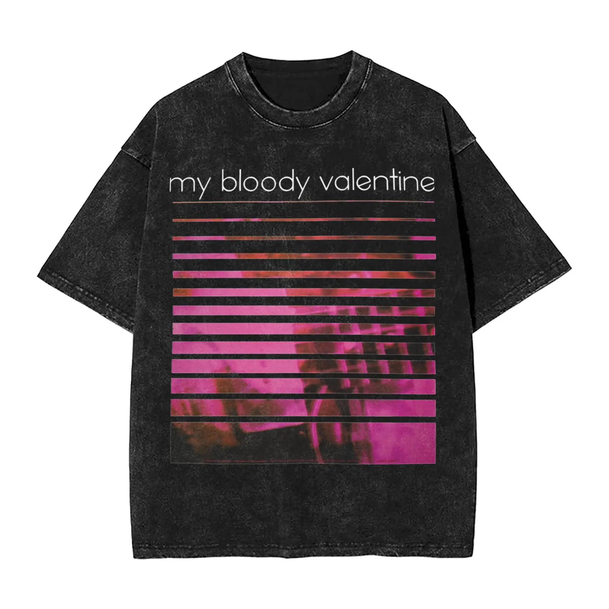 Summer My Bloody Valentine Loveless Tribute Washed T Shirts Apparel Harajuku T-Shirt  for Men Women Tee