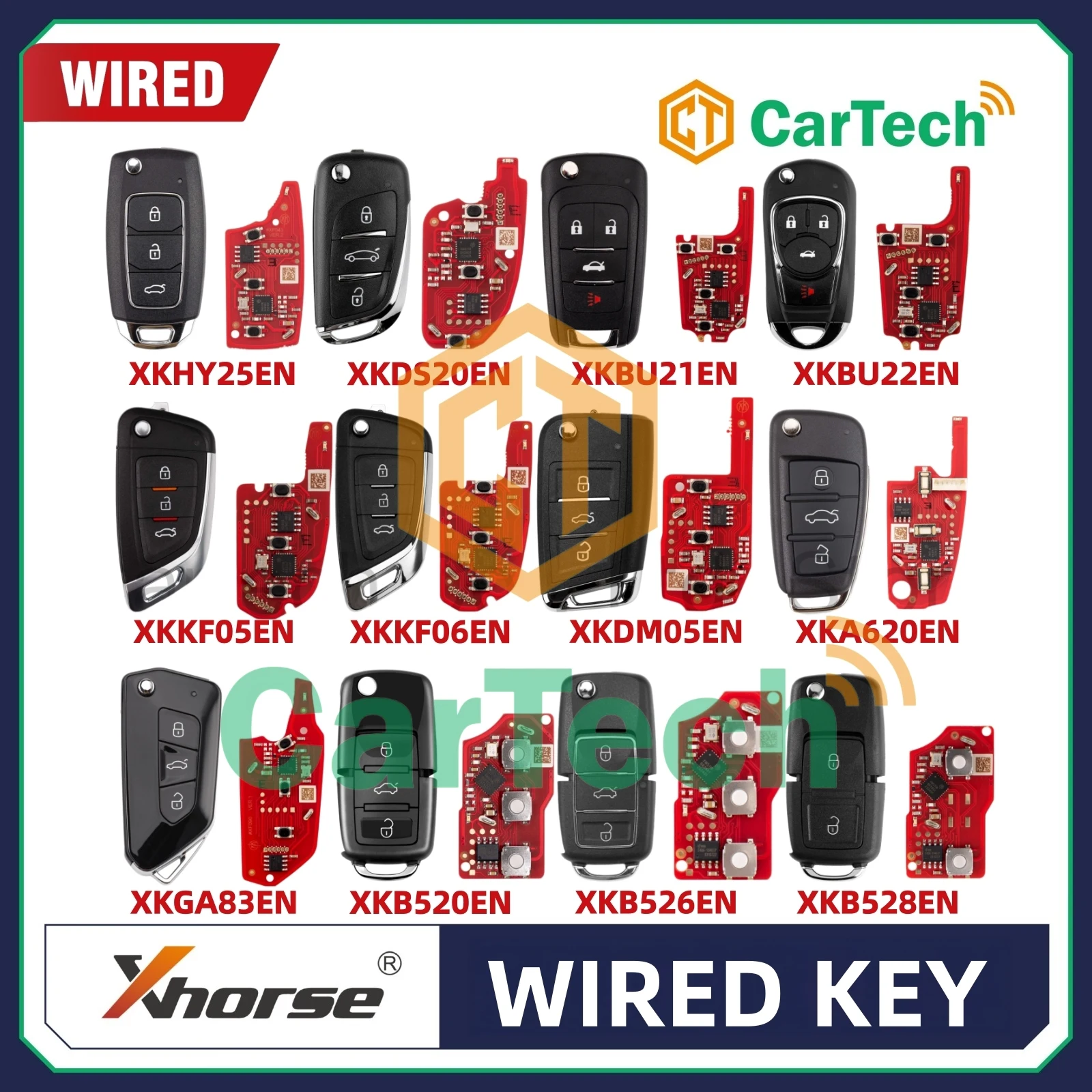 5PCS/LOT VVDI XKMQB5EN XKBU21EN XKA620EN XKDS20EN XKKF05EN XKKF06EN XKHY25EN XKGA83EN XKB520EN XKB526EN XKB528EN
