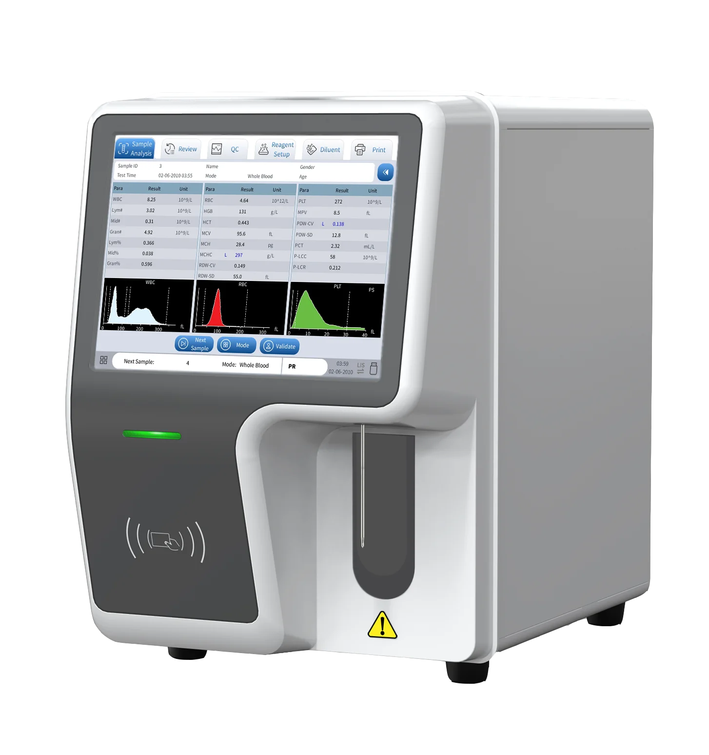 JZ-HEA5200 Veterinary Automatic Hematology Analyzer 5 Part CBC Blood Test Machine Blood Testing Equipments