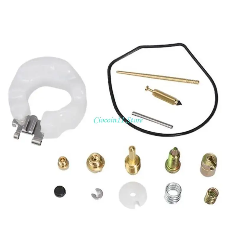 Y1UB Carburetor Rebuild Assembly Motorcycle Carburettor Parts PHBN PHVA Repair Float Needle Valves Set Idle Screw Gaskets