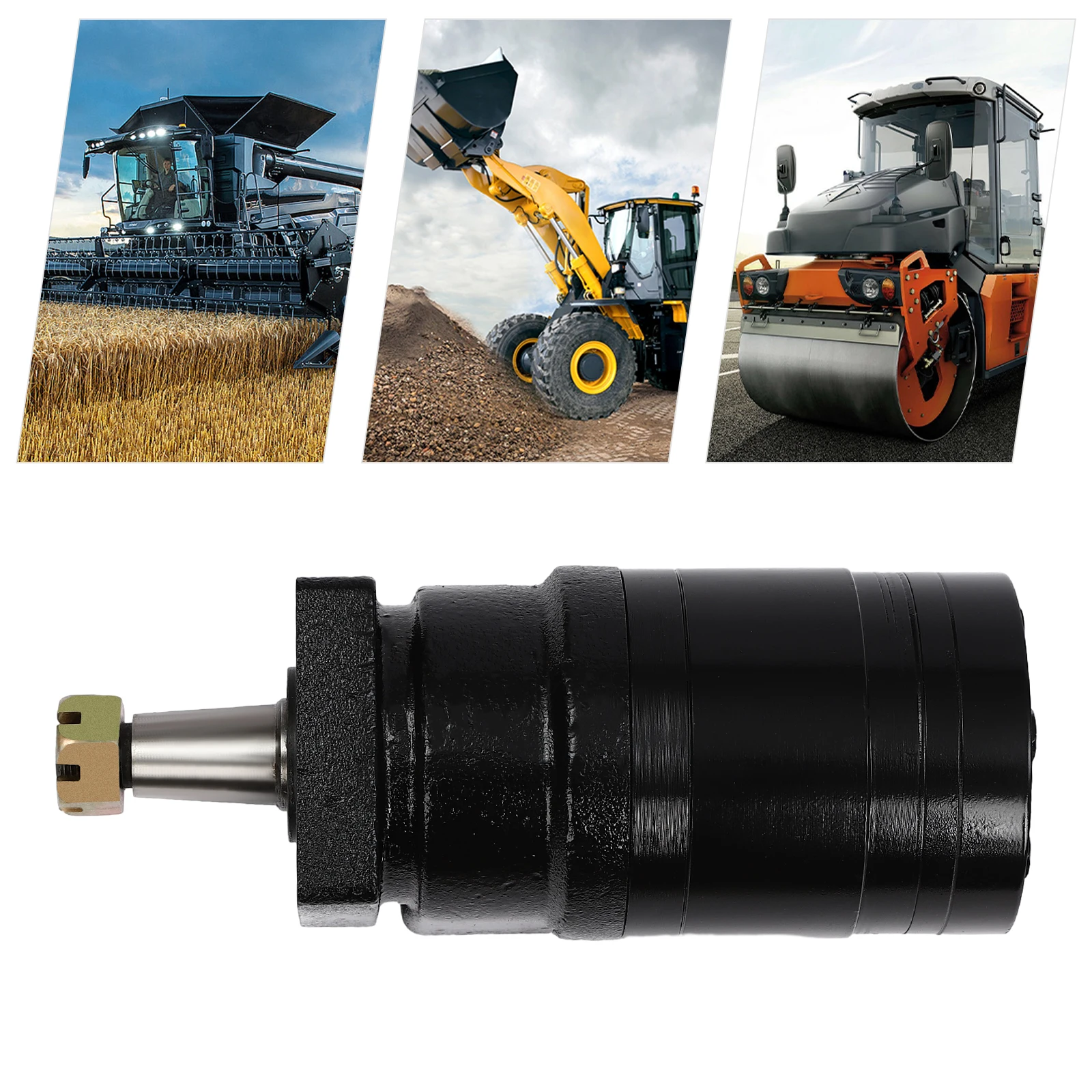 BME 2-230 Cast Iron Hydraulic Motor, High Torque (378 N.m), 247 RPM, for Industrial, Agricultural & Construction Machinery