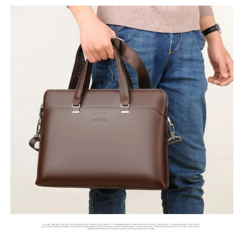 

Men's New Fashion Handbag Crossbody Shoulder Large Capacity Computer Bag Briefcase Business Commute Cross-Border Wholesale