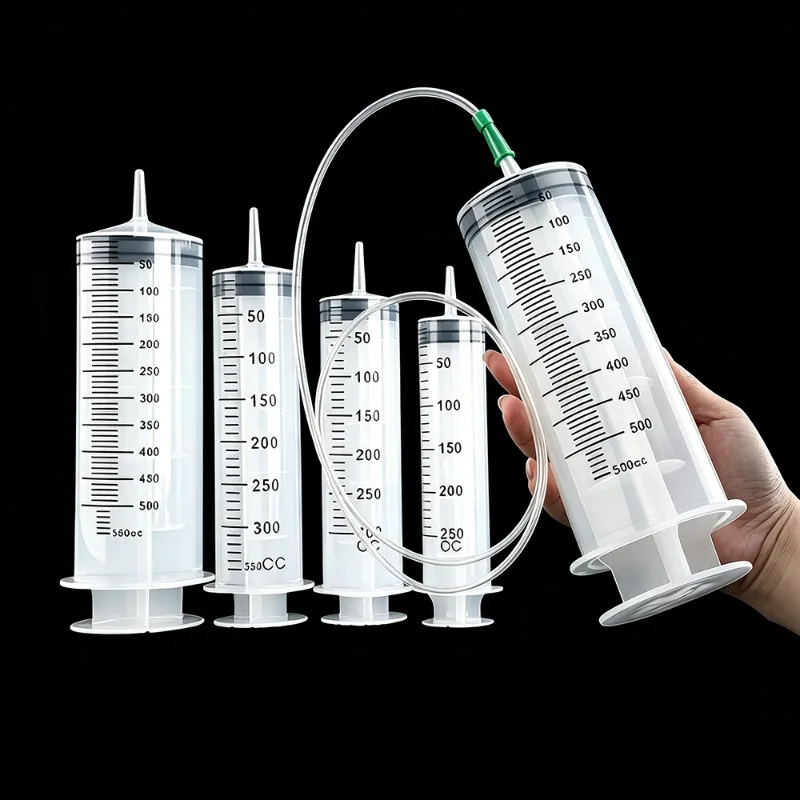 Durable Large Capacity Syringe 20Ml-550Ml Car Oil Extractor Suitable for Laboratory Dispensing Glue Large Syringe Dispensing Use