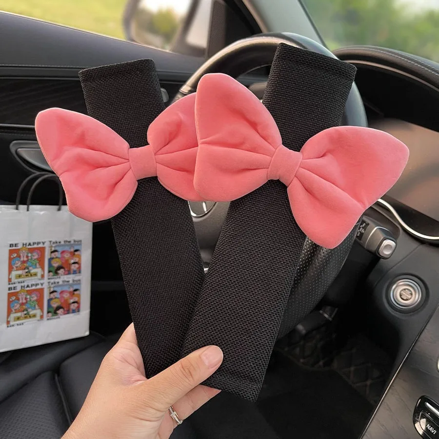 Leuke Boog Autogordel Schouder Cover Autogordel Cover Anti-wreckhold Auto-interieur Accessoires Meisje Gift
