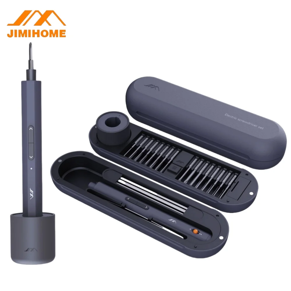 

JIMIHOME Magnetic Electric Screwdriver Set 35 in1 Precision Repair Kits With 3-speed torque control for Smart Home Phone Repair