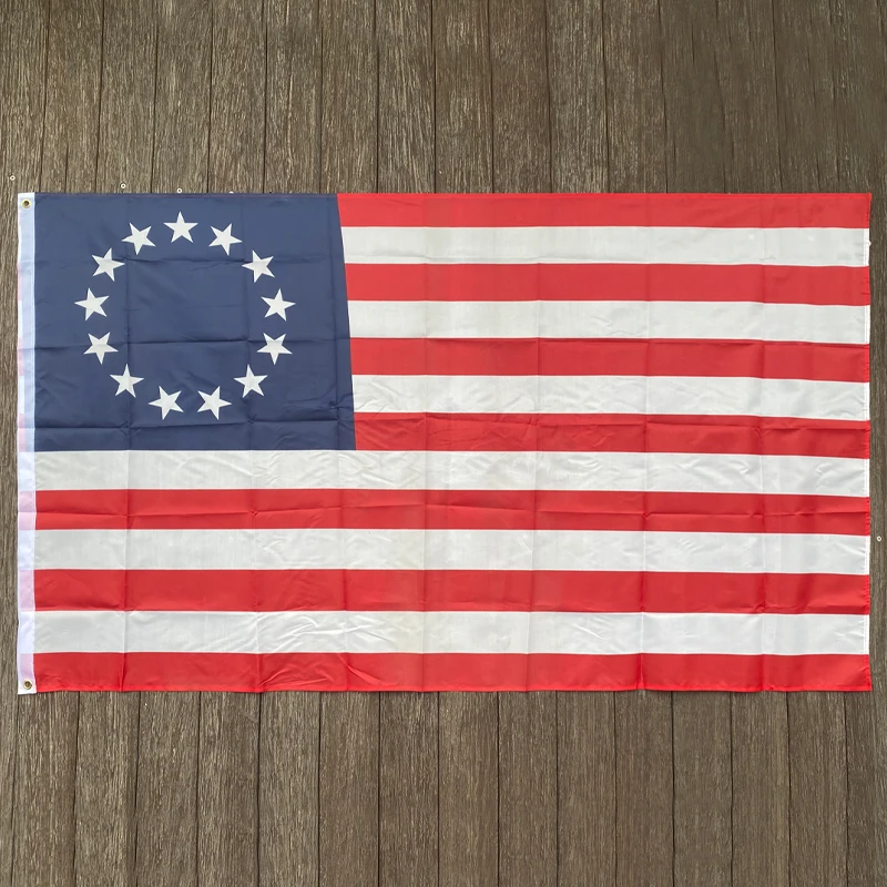 xvggdg    Betsy Ross 13 Star USA American 3x5 Feet Flag 13 stars us usa 1777 american Betsy Ross Flag