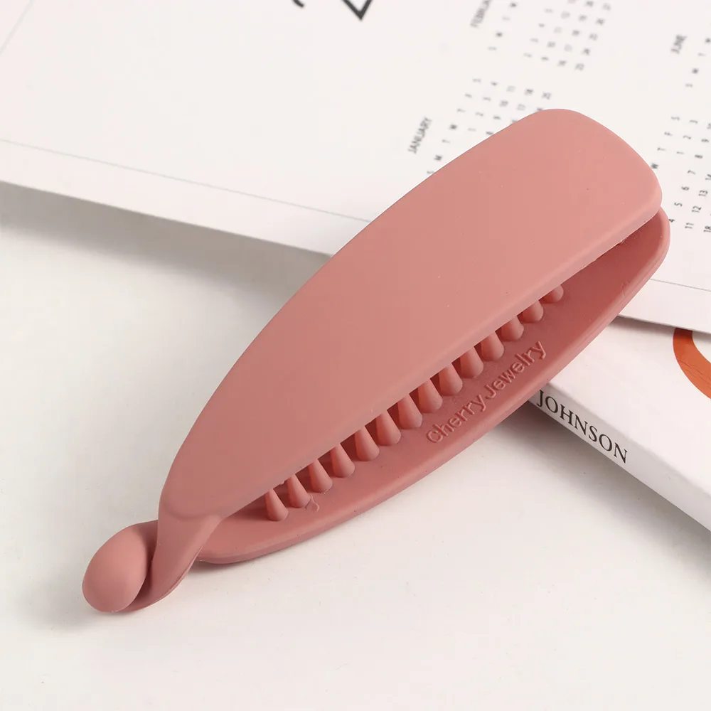

Fashion Women Solid Color Hair Accessories Hair Claws Ponytail Holder Hair Clips Banana Clip