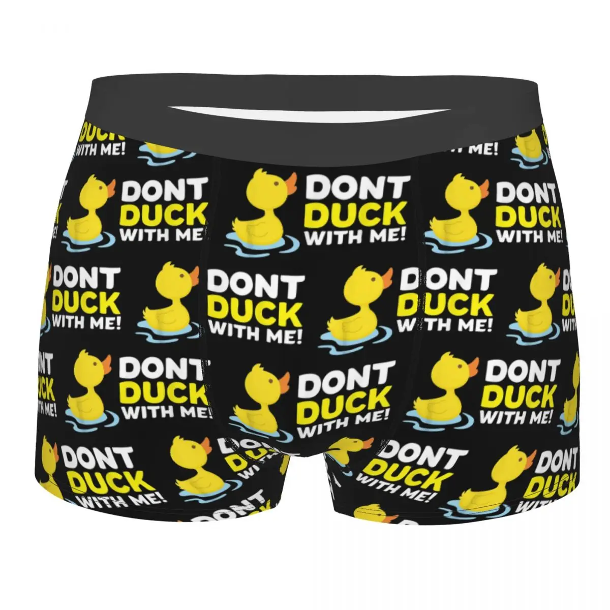 Boxer Underpants Shorts Duck Dont Rubber Panties Men Comfortable Underwear for Homme Man Boyfriend Gifts