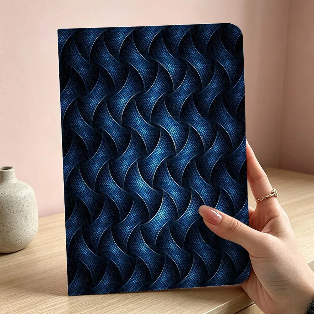 Woven Pattern Soft For iPad Pro Air mini 7 6 5 4 3 2 1 9gen M5 M4 11th 10th A17 Pro A16 Inch Tablet Case