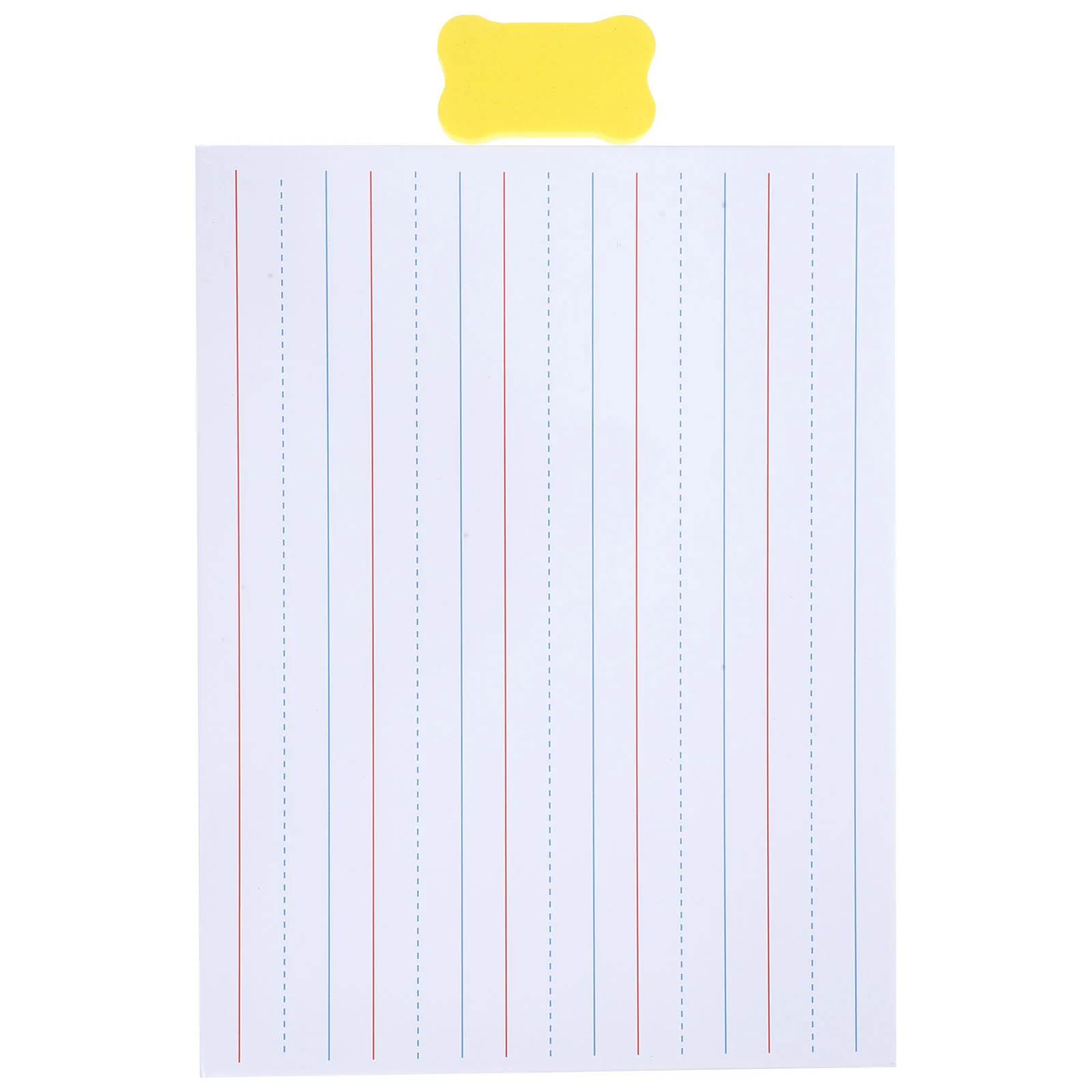 Tablero de escritura de línea magnética regrabable para niños, Mini pizarra blanca, película de papel borrable, tableros de borrado en seco pequeños para oficina