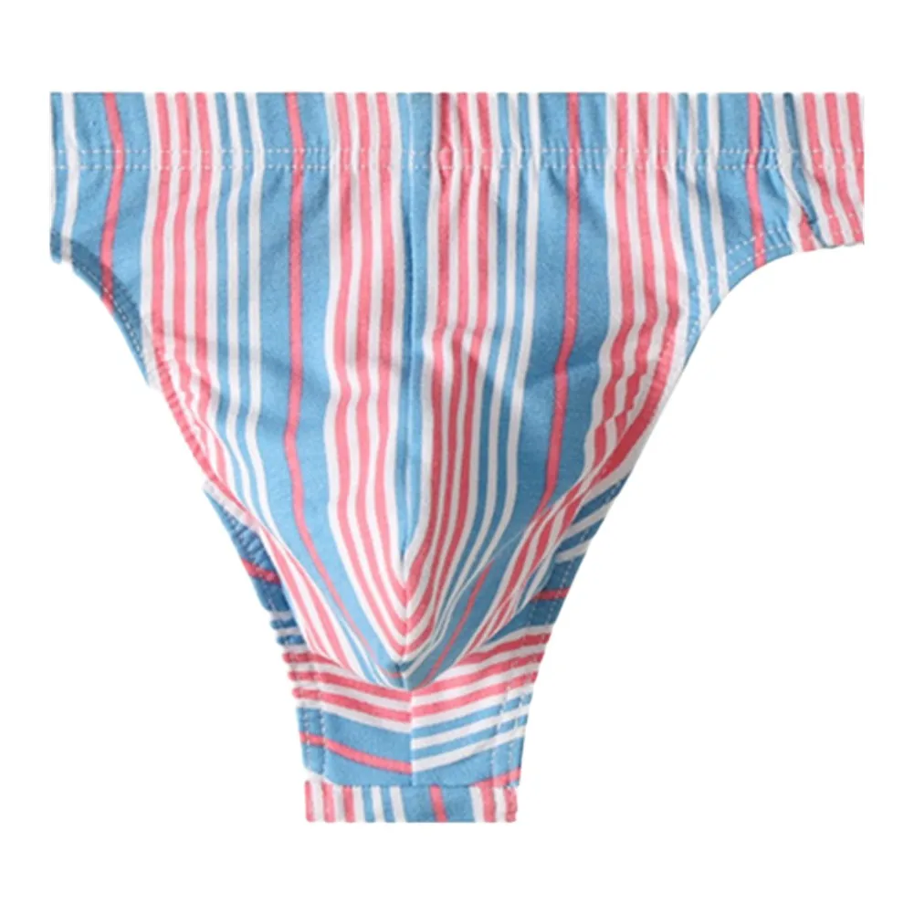 

Fashion Stripes Mens Bikini Thong Underwear T-back G-string U Pouch Elastic Comfortable Panties Man Underpants