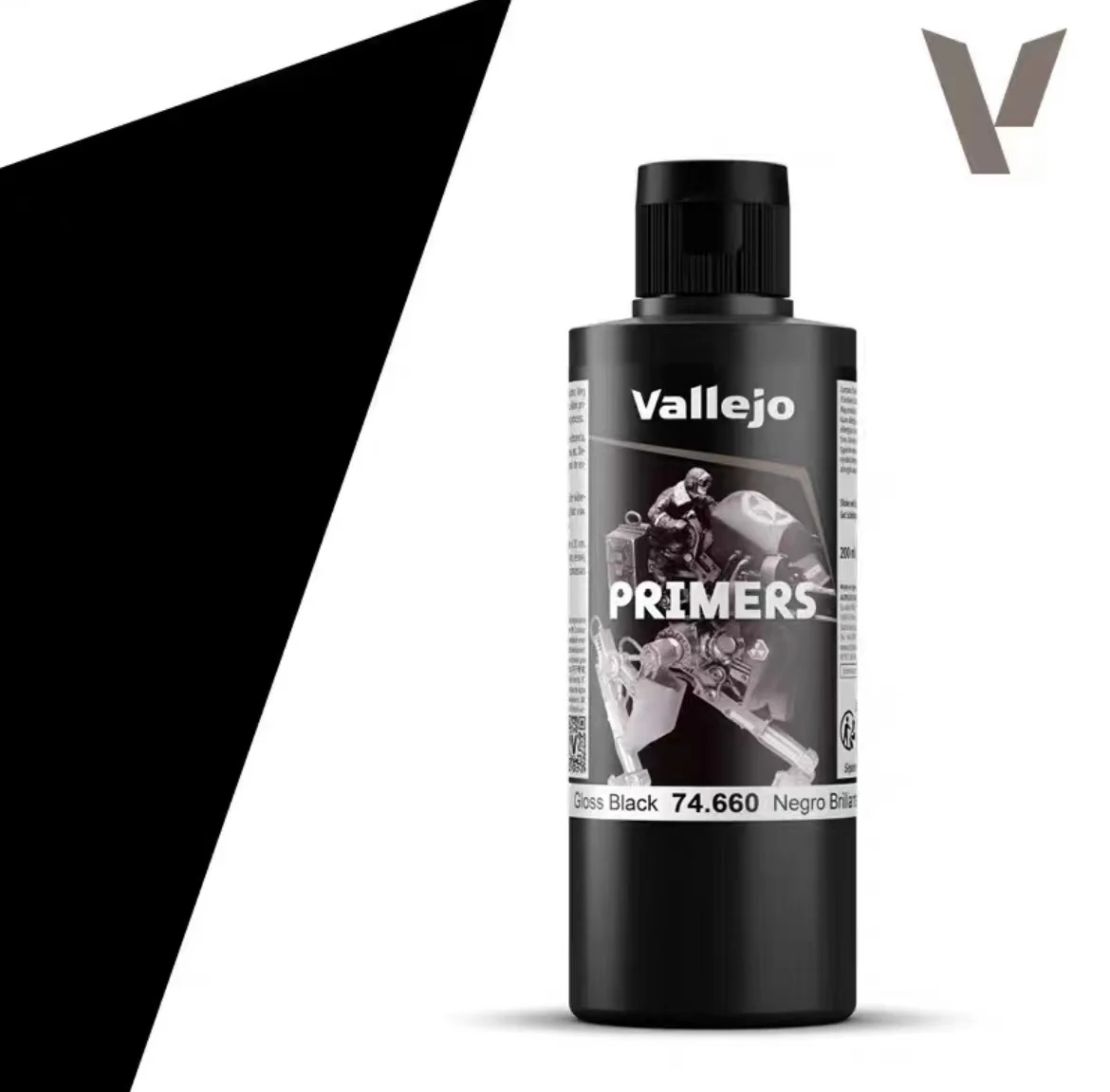 Primer Spain AV Vallejo Water-based Paint spray  Hand painted Model Primer Black White Ash Water Filled Soil 70600-73602