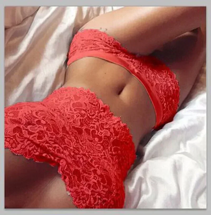 Pakaian dalam wanita tanpa tali 2 potong lingerie seksi Set Lace Sexy wanita erotis piyama Bikini Set wanita tanpa tali dua potong Set