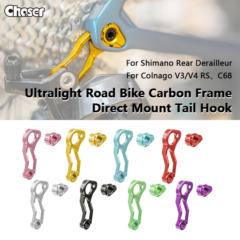 Chaser Road Bike Ultralight Direct Mount Tail Hook Road Bike Carbon Frame For Shimano Rear Dial For Colnago V3V4RS/C68