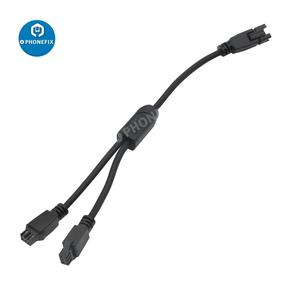 Cable de extensión de fuente de luz 3P SM macho a hembra para dos líneas de conexión de 0,2 m para máquina de inspección Visual, fuente de luz de visión