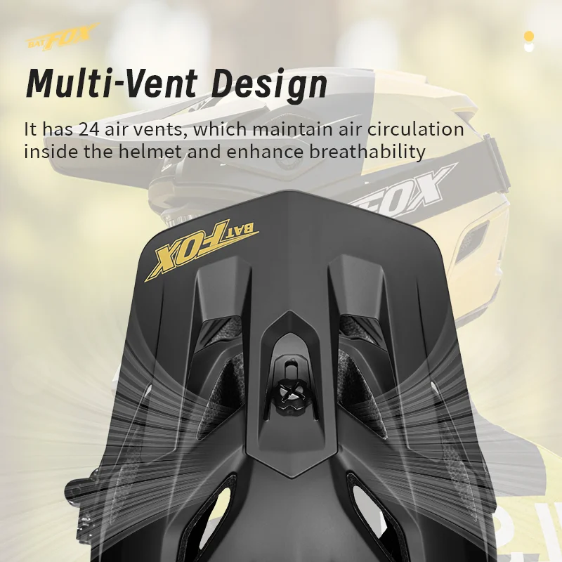 BATFOX Full-Face Enduro Helmet - đánh giá và giá Mountain Biking Helmet Full Face