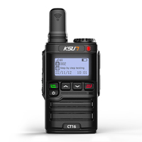 KSUN CT16 Globalptt Walki Talky 4g LTE POC Internet Radio 100 km Long Range 5000 Miles Walkie Talkies without SIM Card 1 pieces