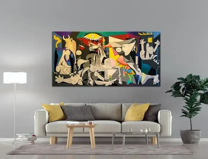 Picasso's Guernica Cubist Surrealism Painting Wall Art Of High Quality