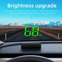 Car Head Up HD Display GPS Speedometer Speed KMH Digital HUD Windshield Projector For All Cars Auto Electronics Accessories