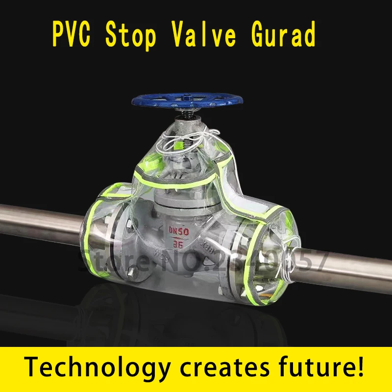 PVC flange Globe valve insulation cover jackets valve blankets against splash Gate valve Stop valve