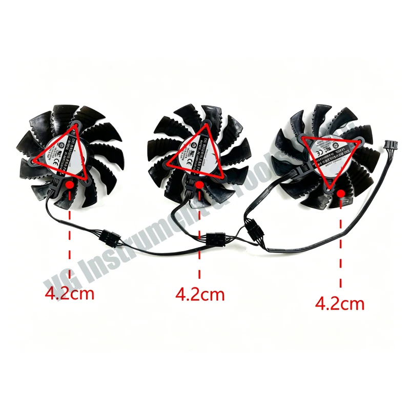 Neuer Lüfter, geeignet für die Grafikkarte GIGABYTE/Gigabyte RX6900XT 6800XT 6800 GAMING Magic Eagle – Detail 5