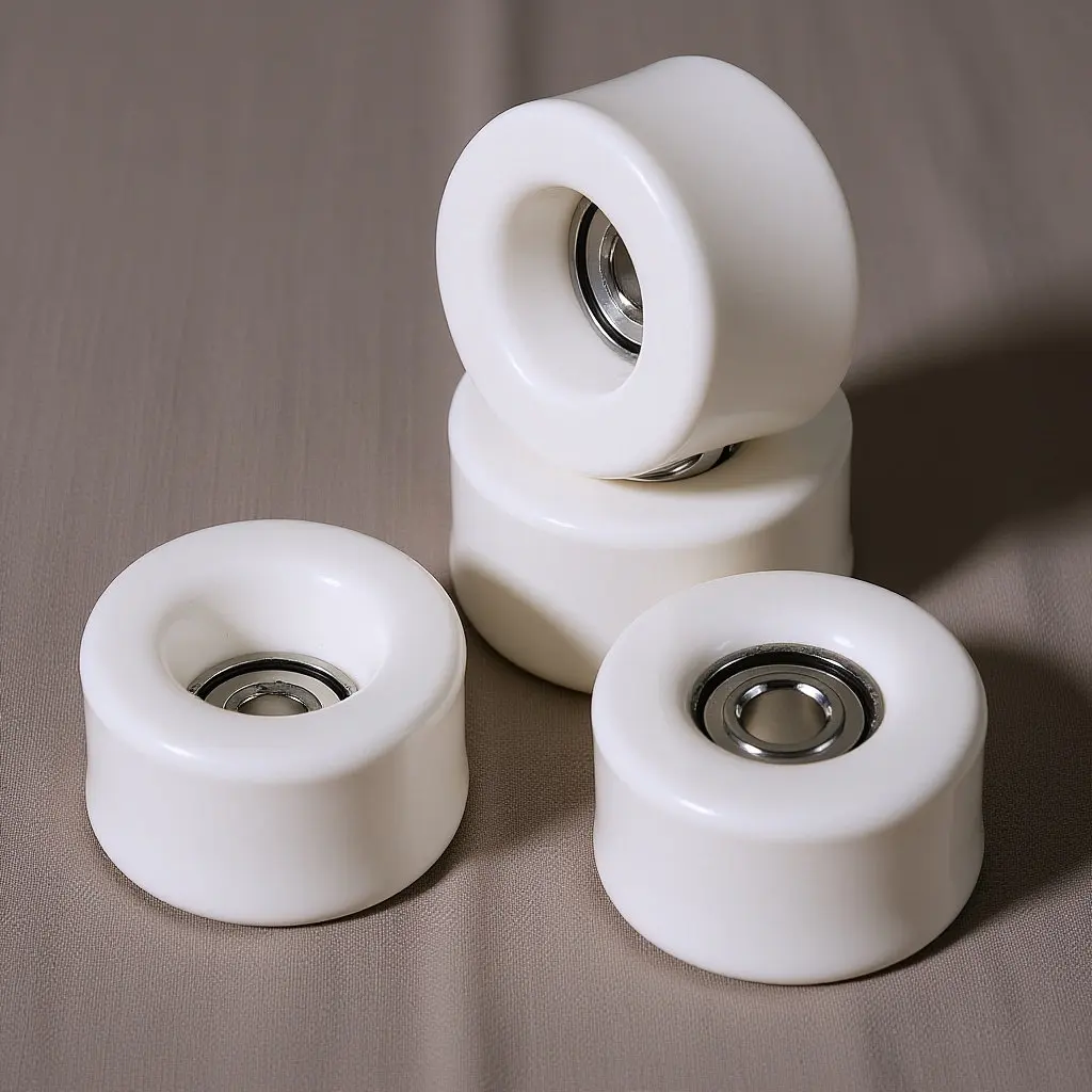 

4Pcs Finger Skateboard Wheels Set High-Speed Bearings Smooth Efficient Performance Sturdy Flexible Design Bright Colors Mini
