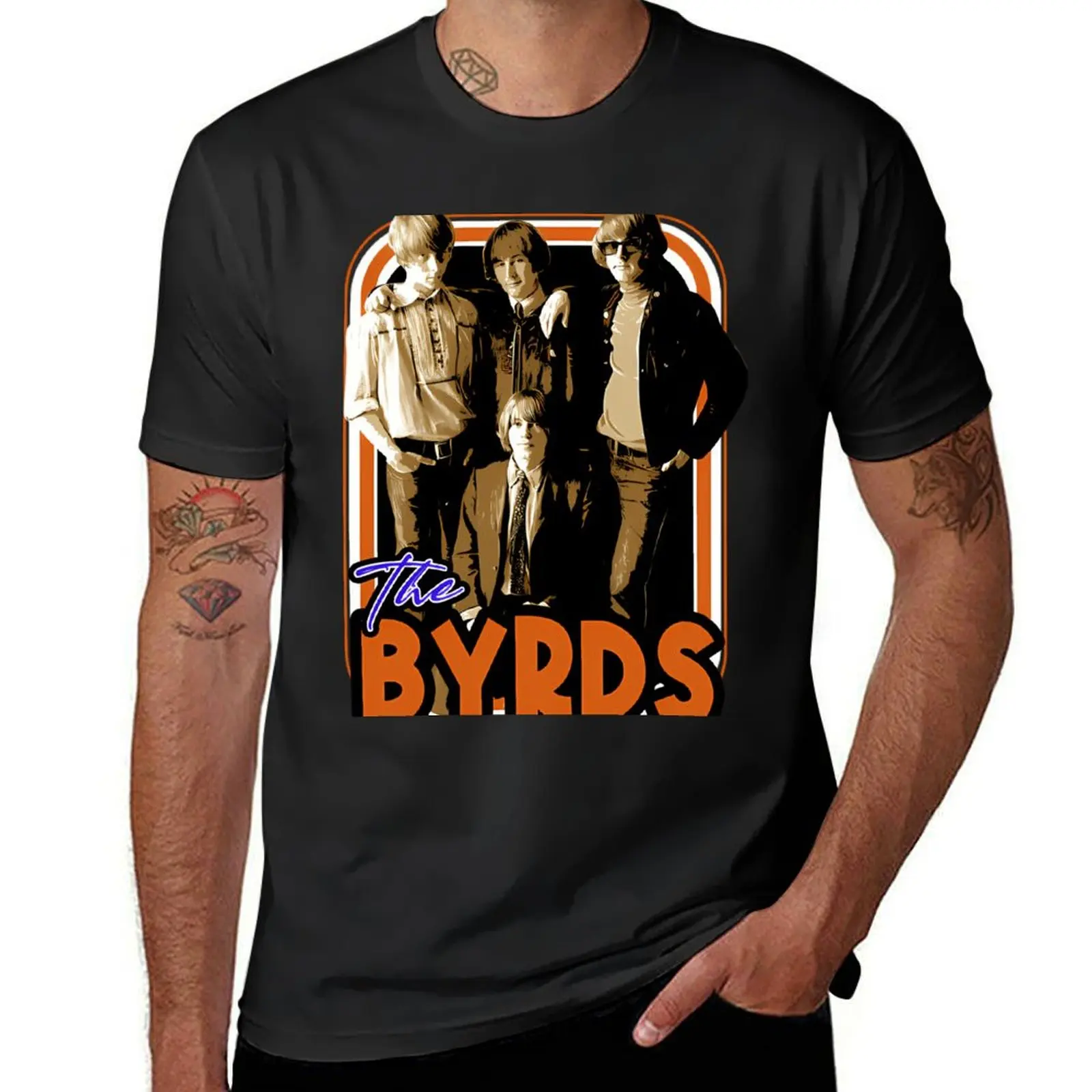 Eight Miles High High Flying Moments With The Byrds T-Shirt Short sleeve tee blacks mens graphic t-shirts funny