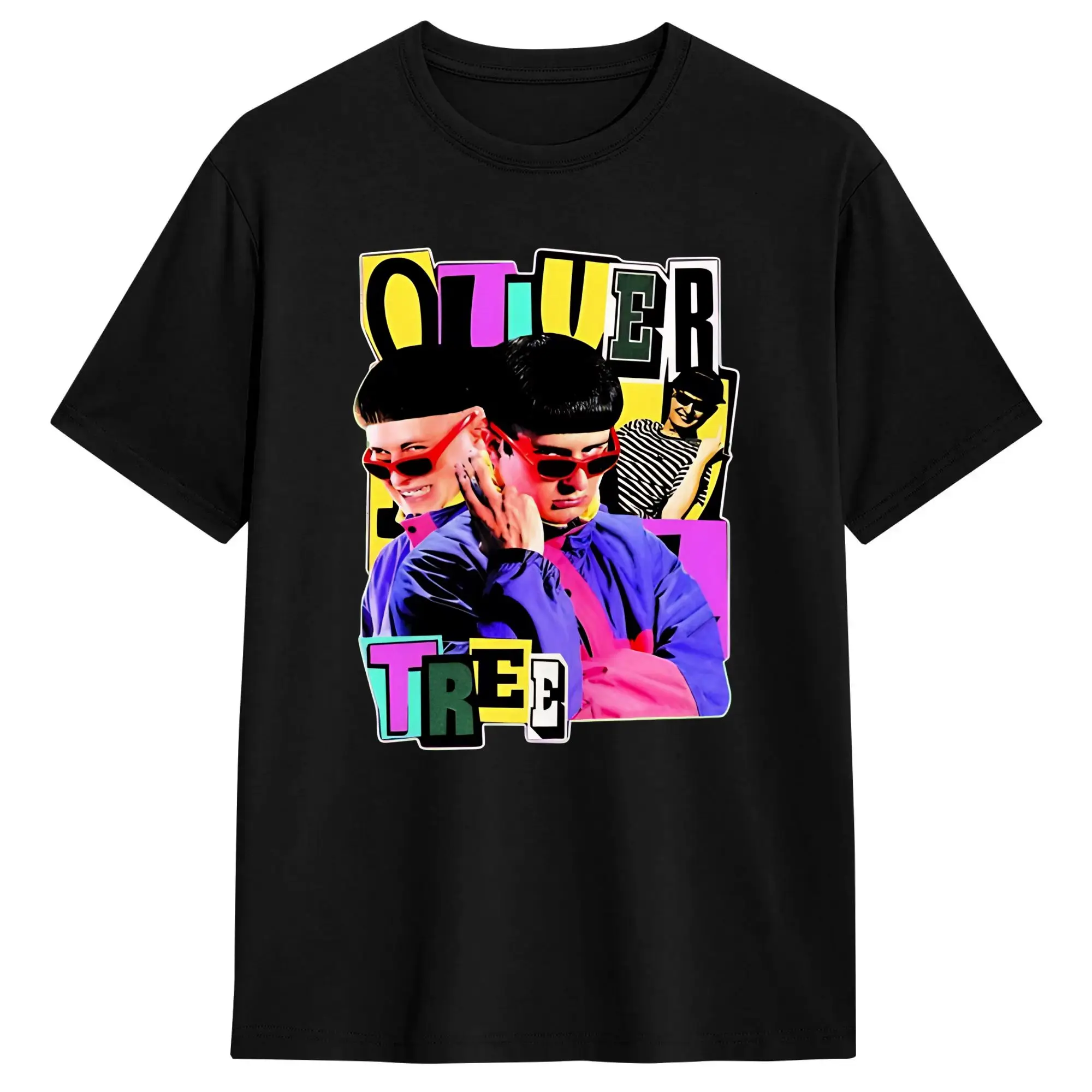 Oliver Tree Retro Vintage  T Shirt Summer  Y2K Casual T-Shirts Cotton Hip Hop Tshirt For Men Pattern Clothes