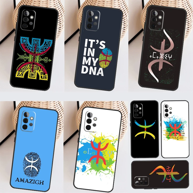 Amazigh Berber Flag Case For Samsung Galaxy A14 A24 A34 A54 A51 A71 A13 A23 A33 A53 A73 A12 A22 A32 A52 Coque