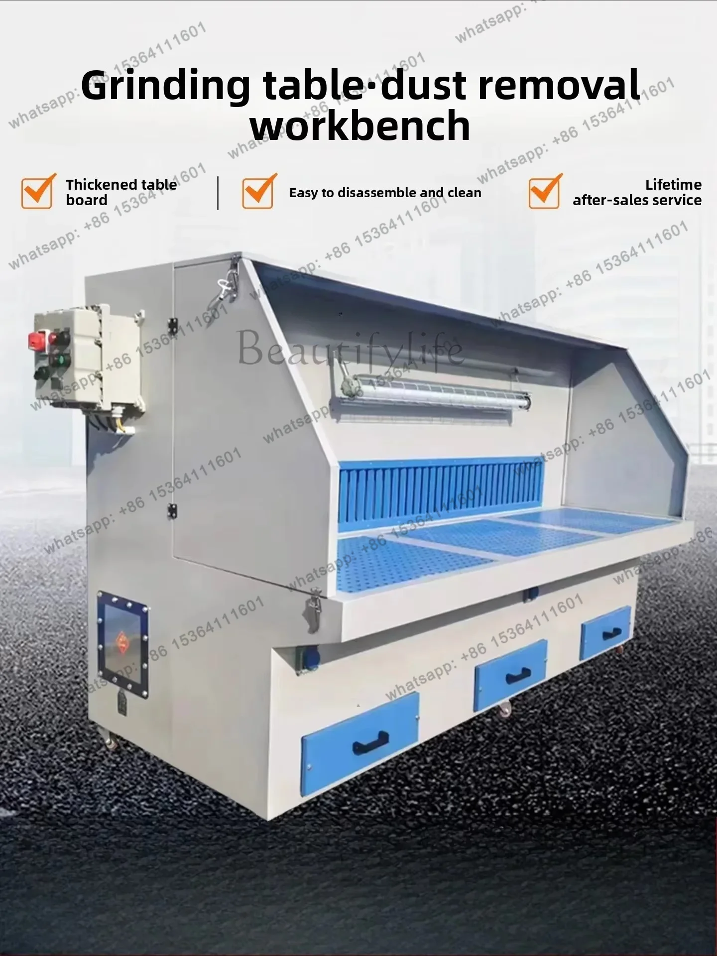 Hardware - FG worktable polishing hardware deburring vacuum