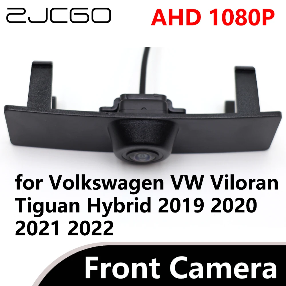 

ZJCGO AHD 1080P CVBS 480P 170° Car Parking LOGO Front View Camera for Volkswagen VW Viloran Tiguan Hybrid 2019 2020 2021 2022