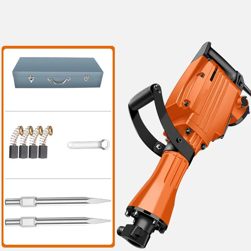 High-Power Industrial Grade 95 Electric Pickaxe for Large Heavy Engineering Single Use 65 Dismantling Power Demolition Drill